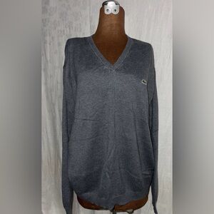 Lacoste Men’s V Neck Sweater Size 6